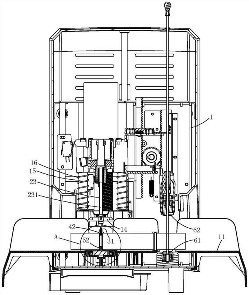 Riveting tube file binding machine capable of achieving automatic cutting-riveting rivet taking