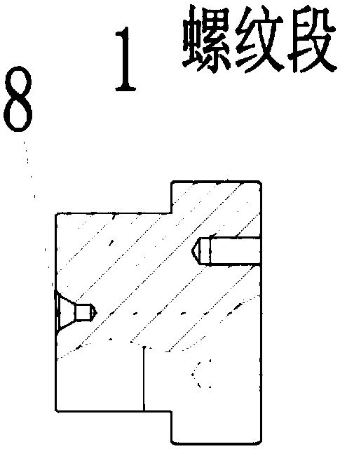 Grinding clamp and clamping method suitable for thin-wall long spacer bush