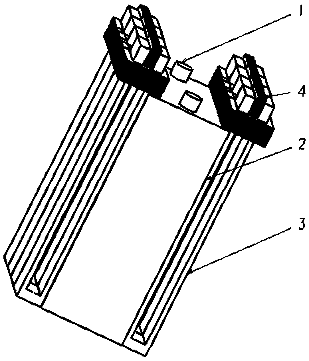 Battery internal circulation heat management system