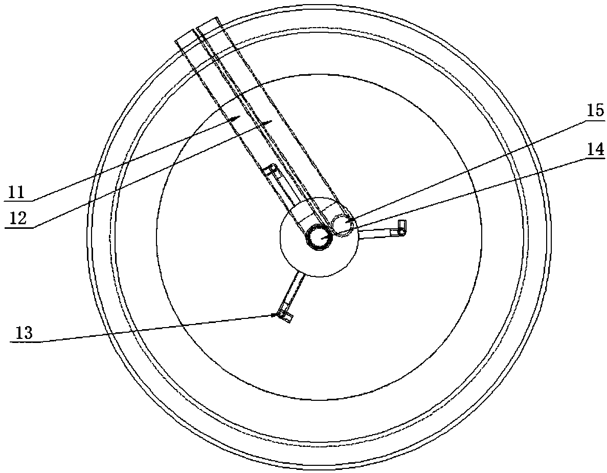 A split solid waste separation culture pond