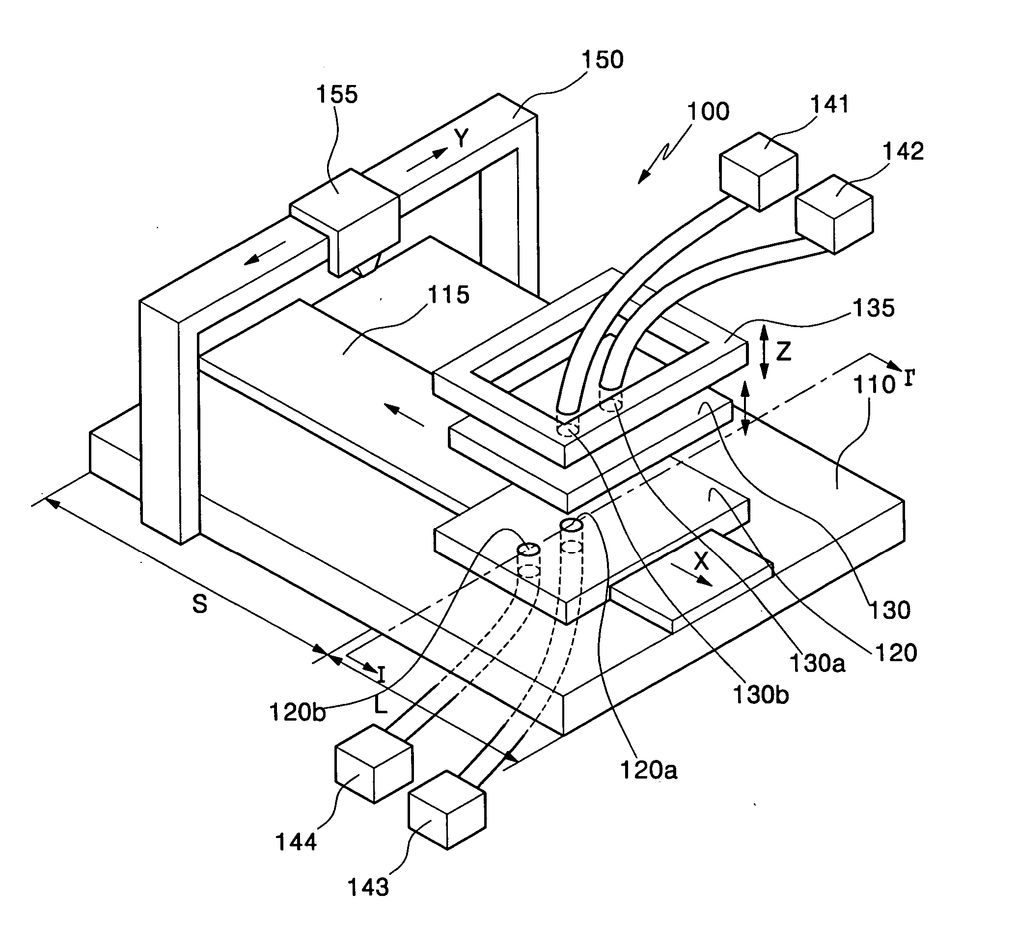 Laser induced thermal imaging (LITI) apparatus