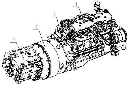 Method for integrating transmission system of hybrid vehicle and device