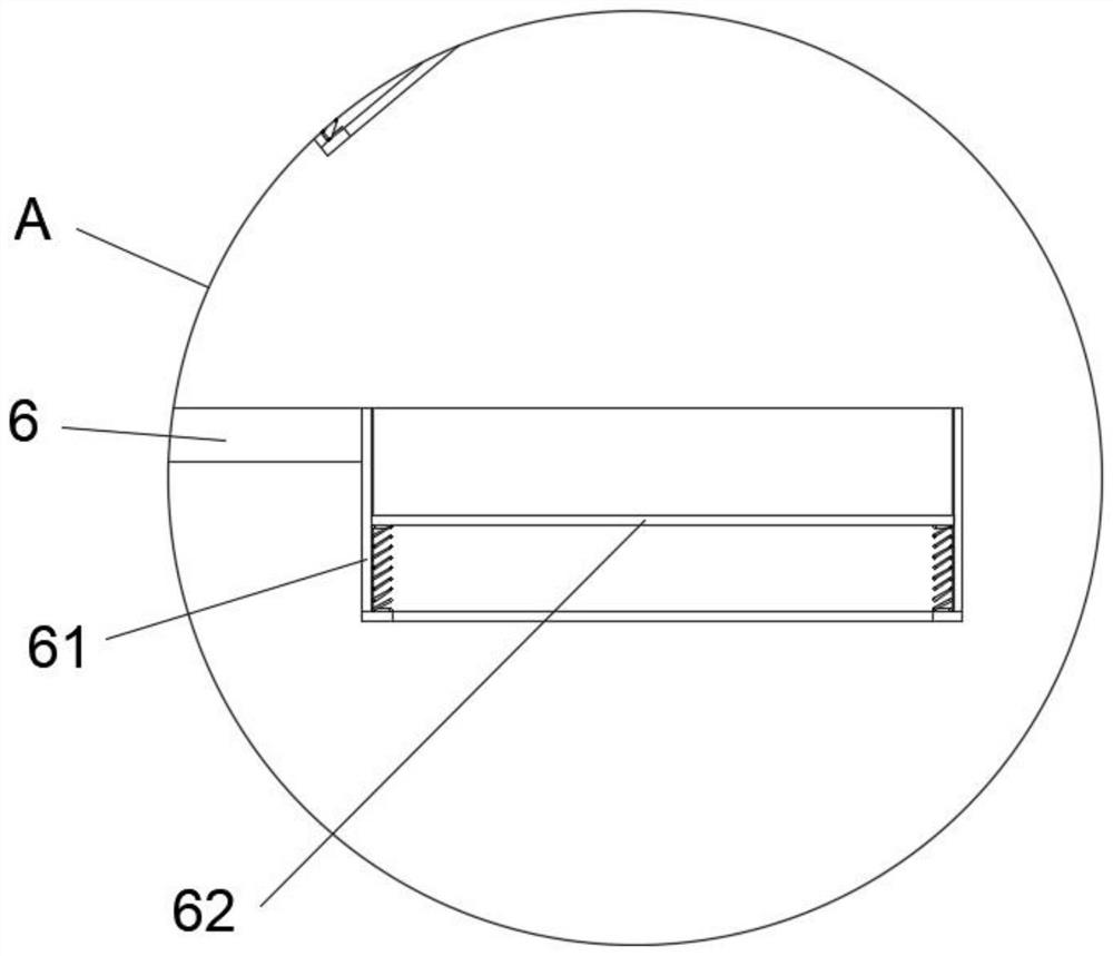 Exhaust pressure relief buffer device for sewage pipeline