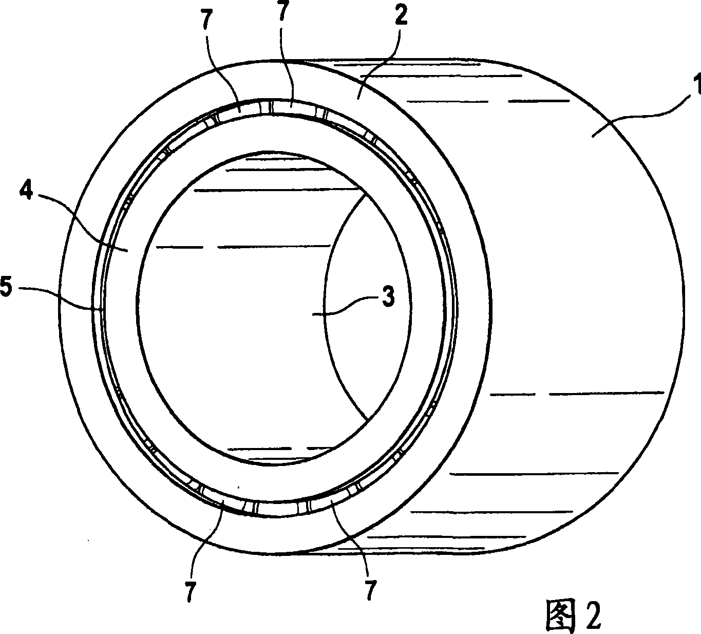 Ready-to-install needle bearing comprising an inner and outer ring