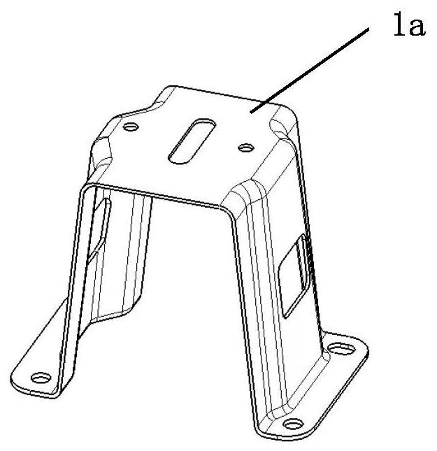 A rear fixing bracket for a large-sized sub-instrument panel