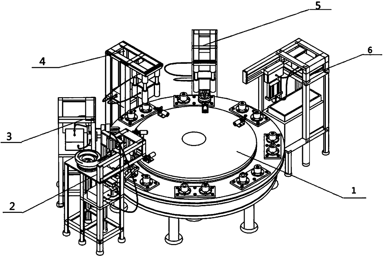 Automatic assembly and production equipment for ball valve