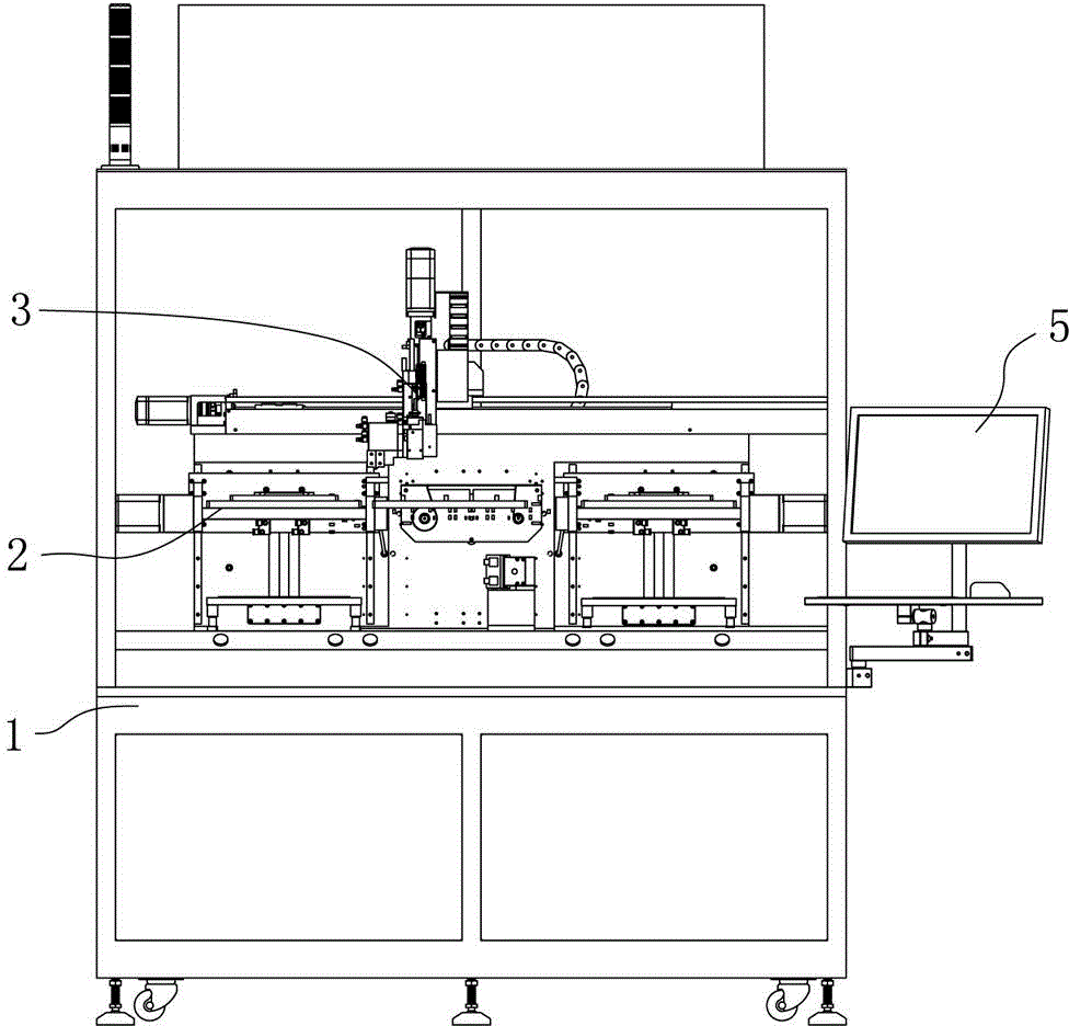 Automatic alignment laminating machine of double-station CCD