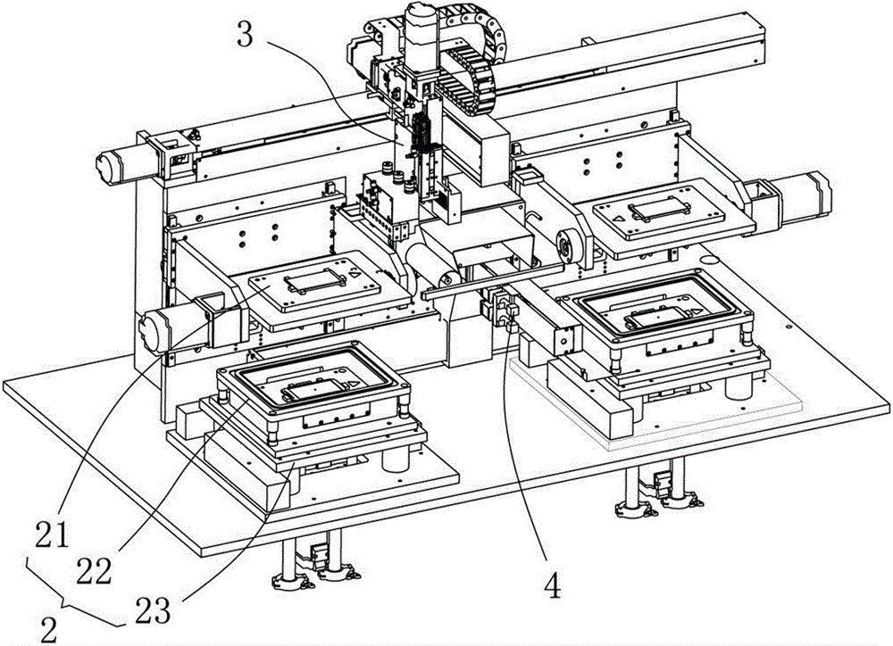 Automatic alignment laminating machine of double-station CCD