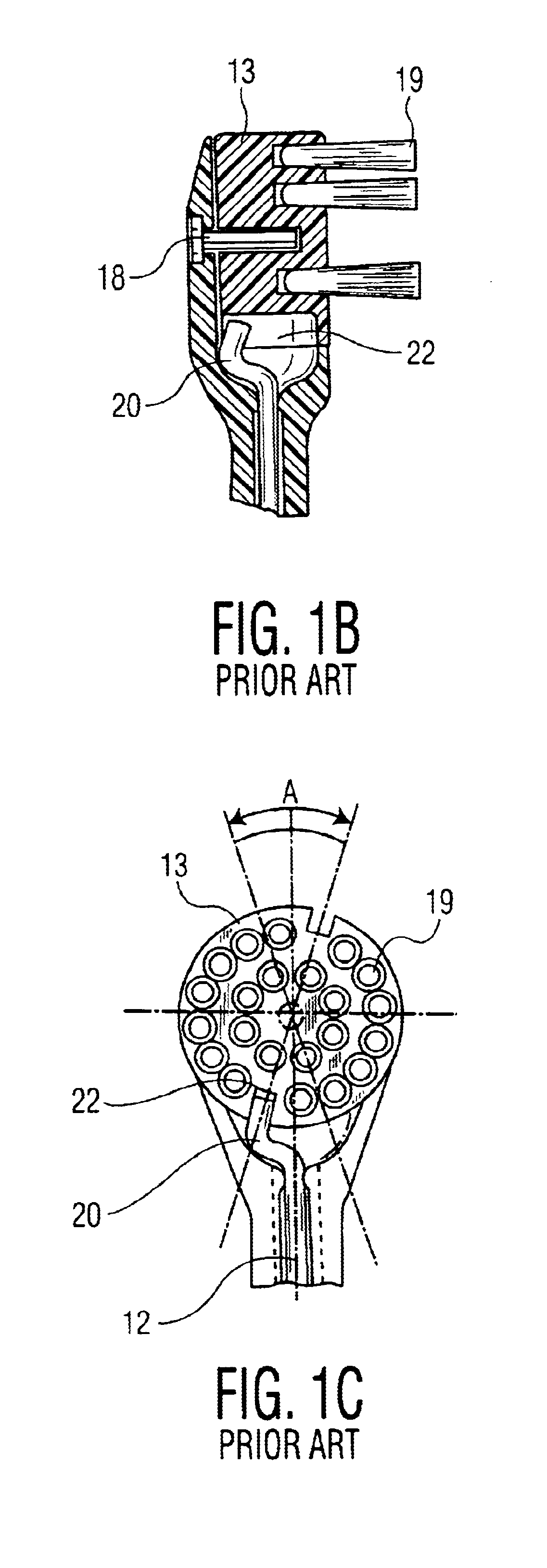 Toothbrush with linear and rotary fields