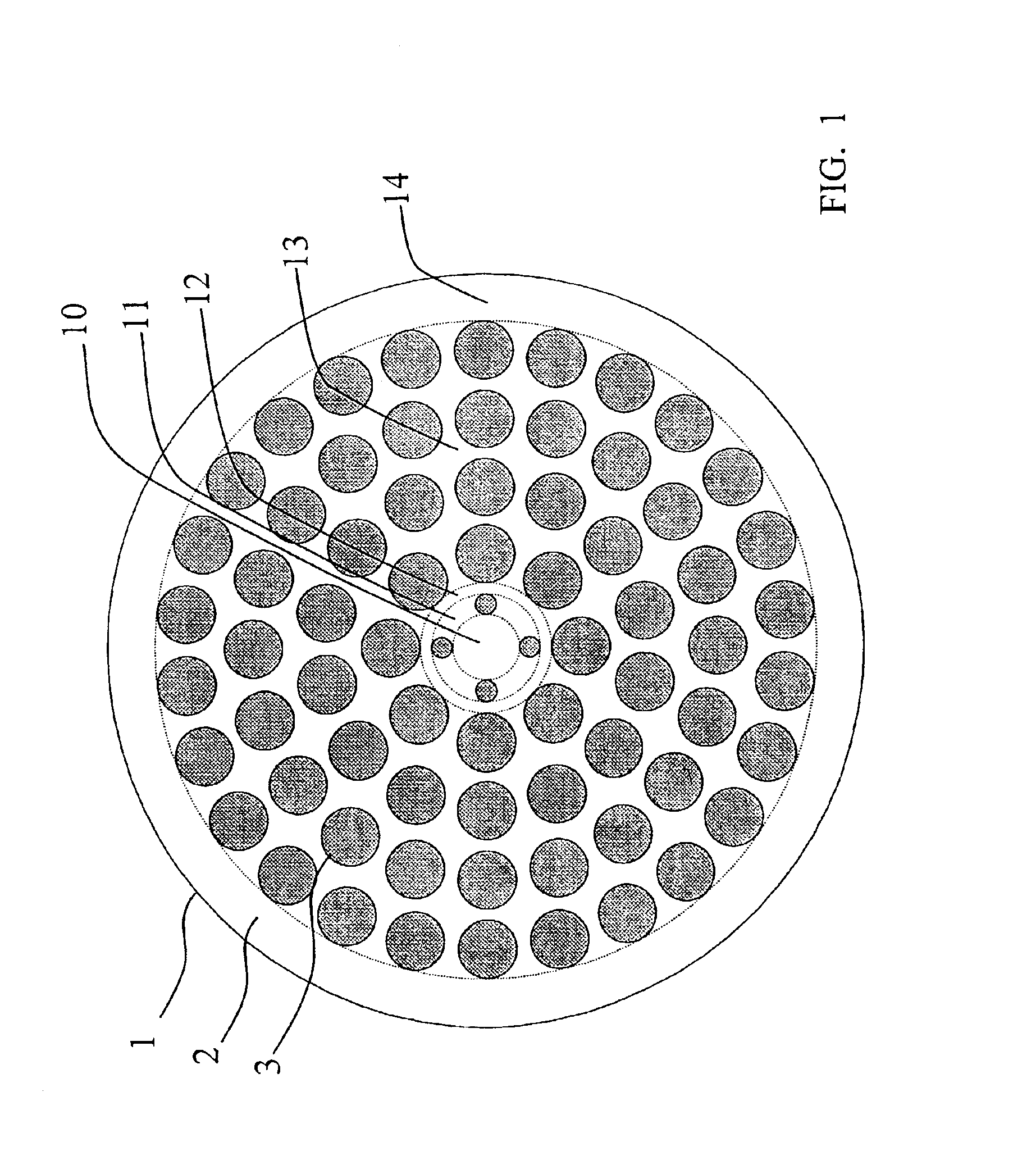 Microstructured optical fiber and optical module