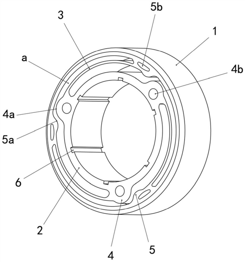 A one-way plane torsion spring