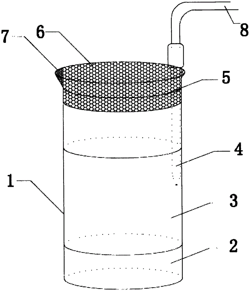 Test method for researching toxicity of Limnodrilus hoffmeisteri in sediment-water body