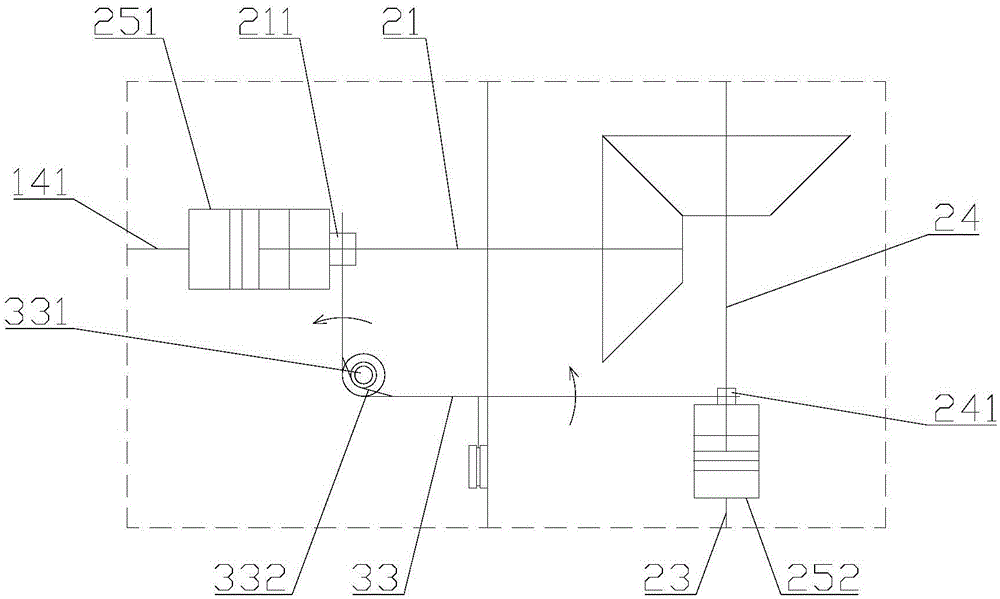 Power transmission device for washing machine for bodybuilding