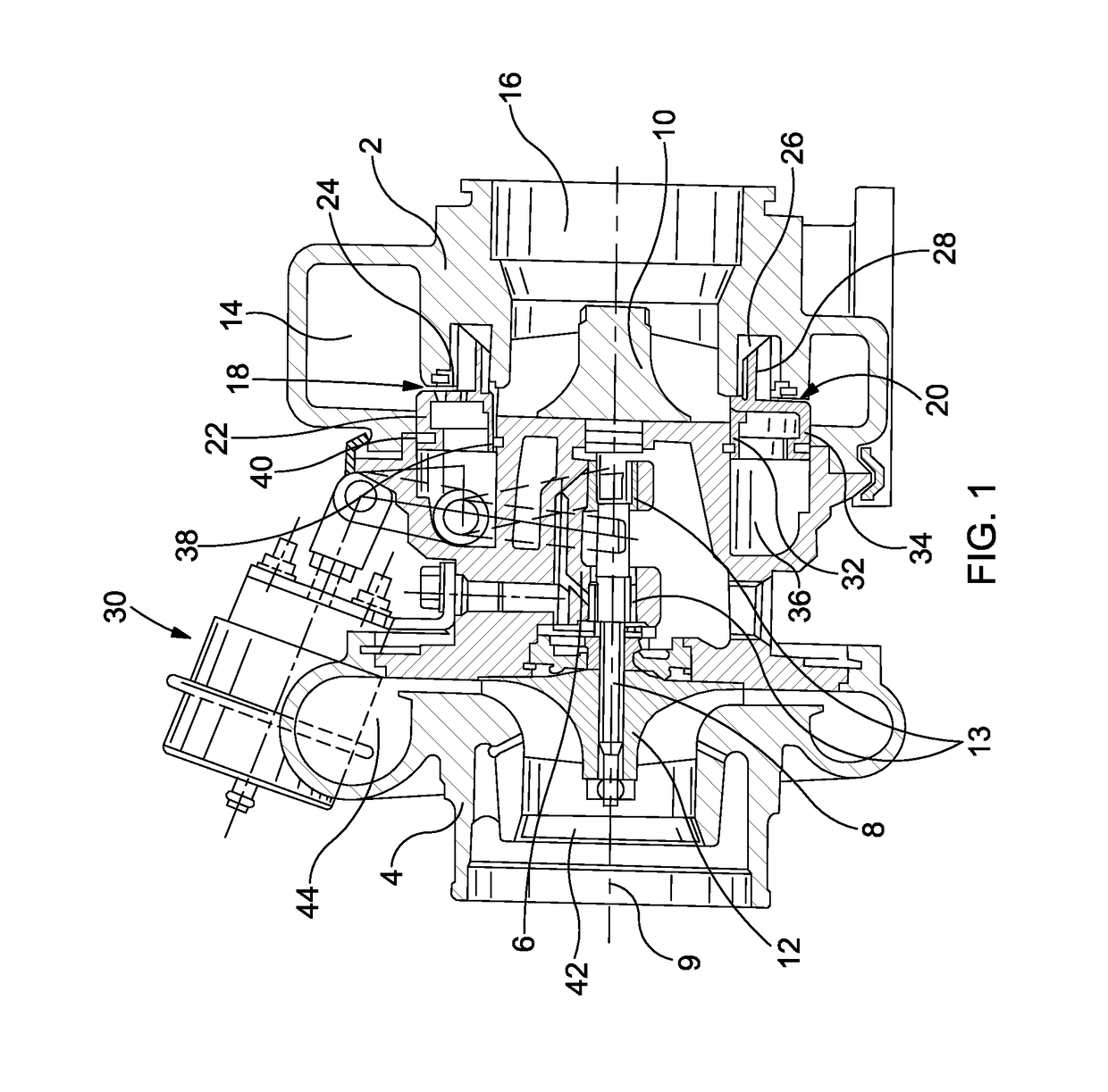 Variable geometry turbine