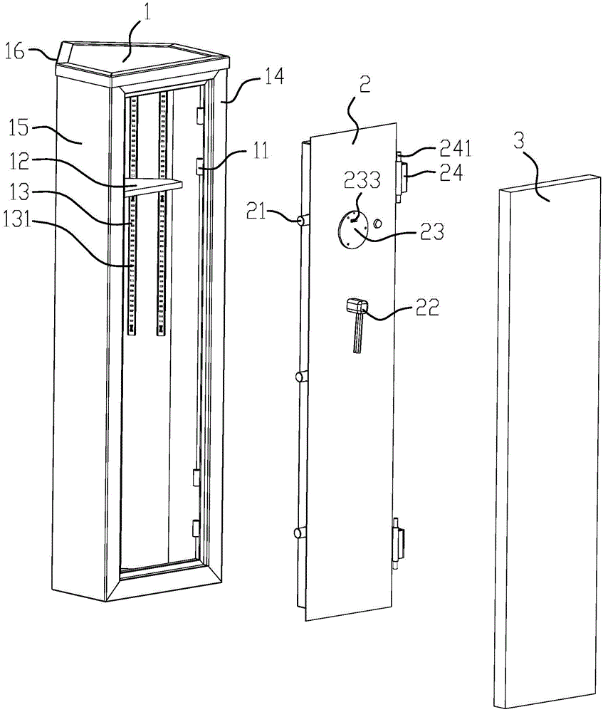 Hidden type burglarproof strongbox