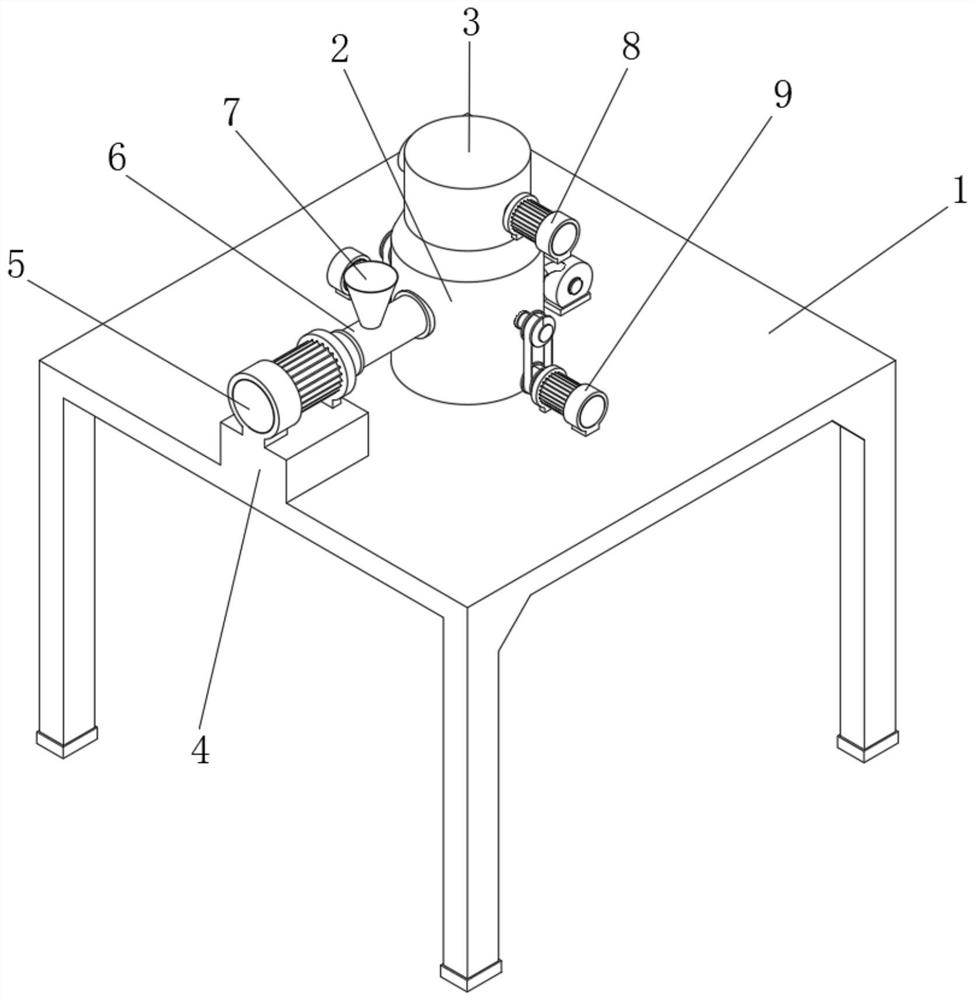 A Miao medicine cervical tea pillow processing device