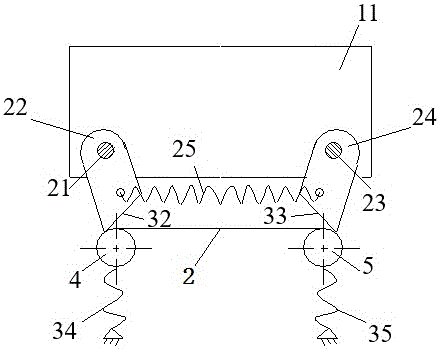 Preparing device and method of thermoplastic resin matrix prepreg reinforced by continuous carbon fibers