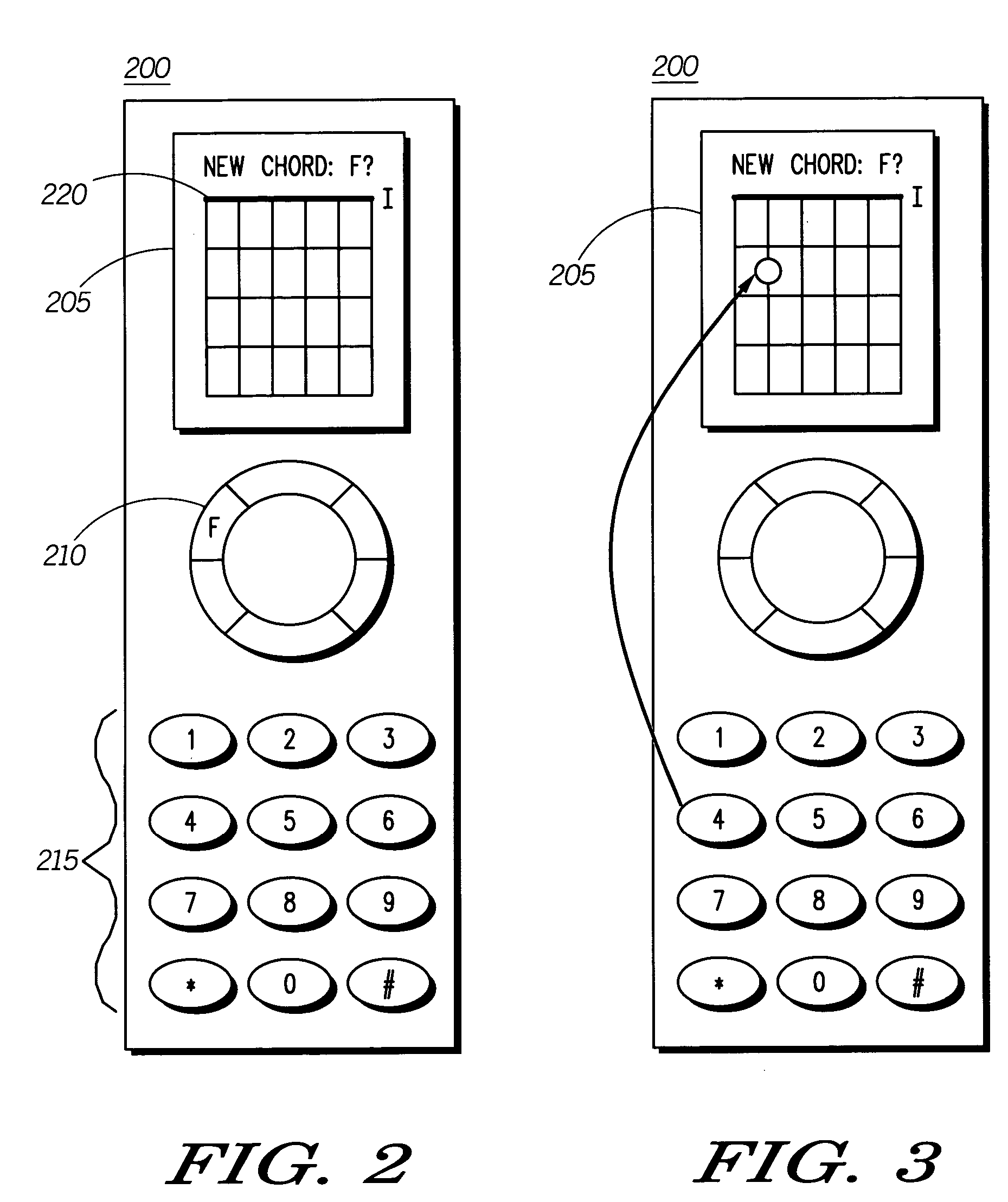 Entry of musical data in a mobile communication device