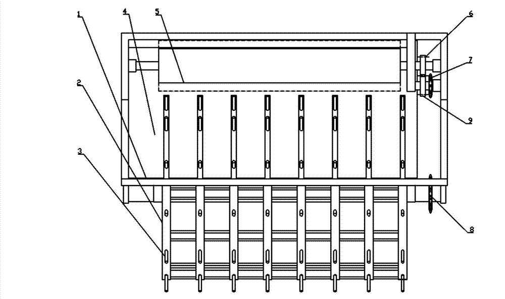 Drum spike-tooth type remnant film recycling machine