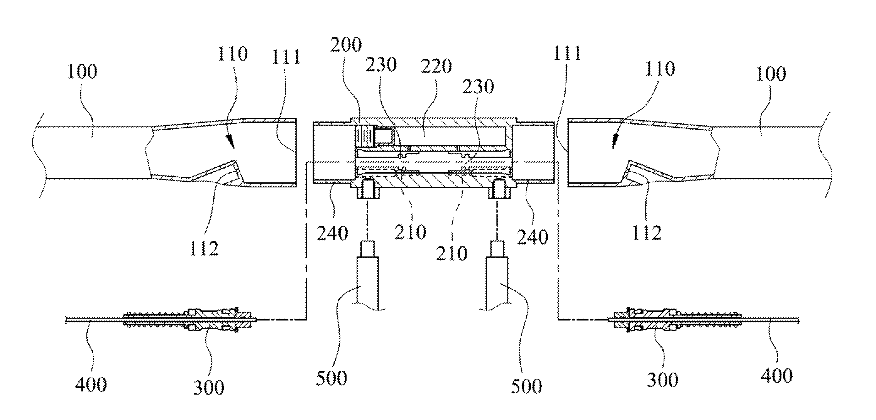 Hidden hydraulic structure of bike disc brake