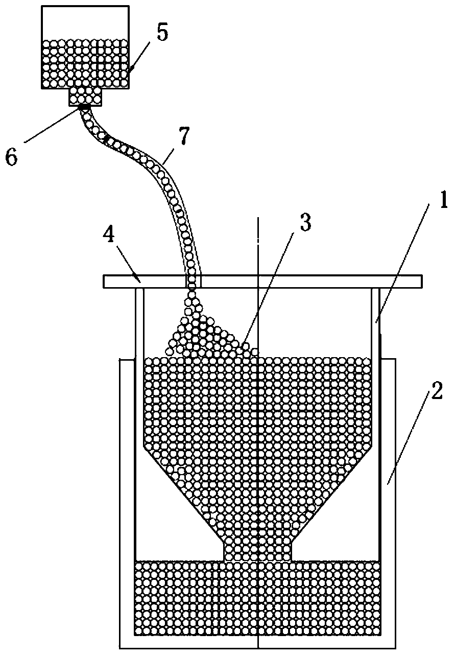 Fillable displacement adjustment compensation device