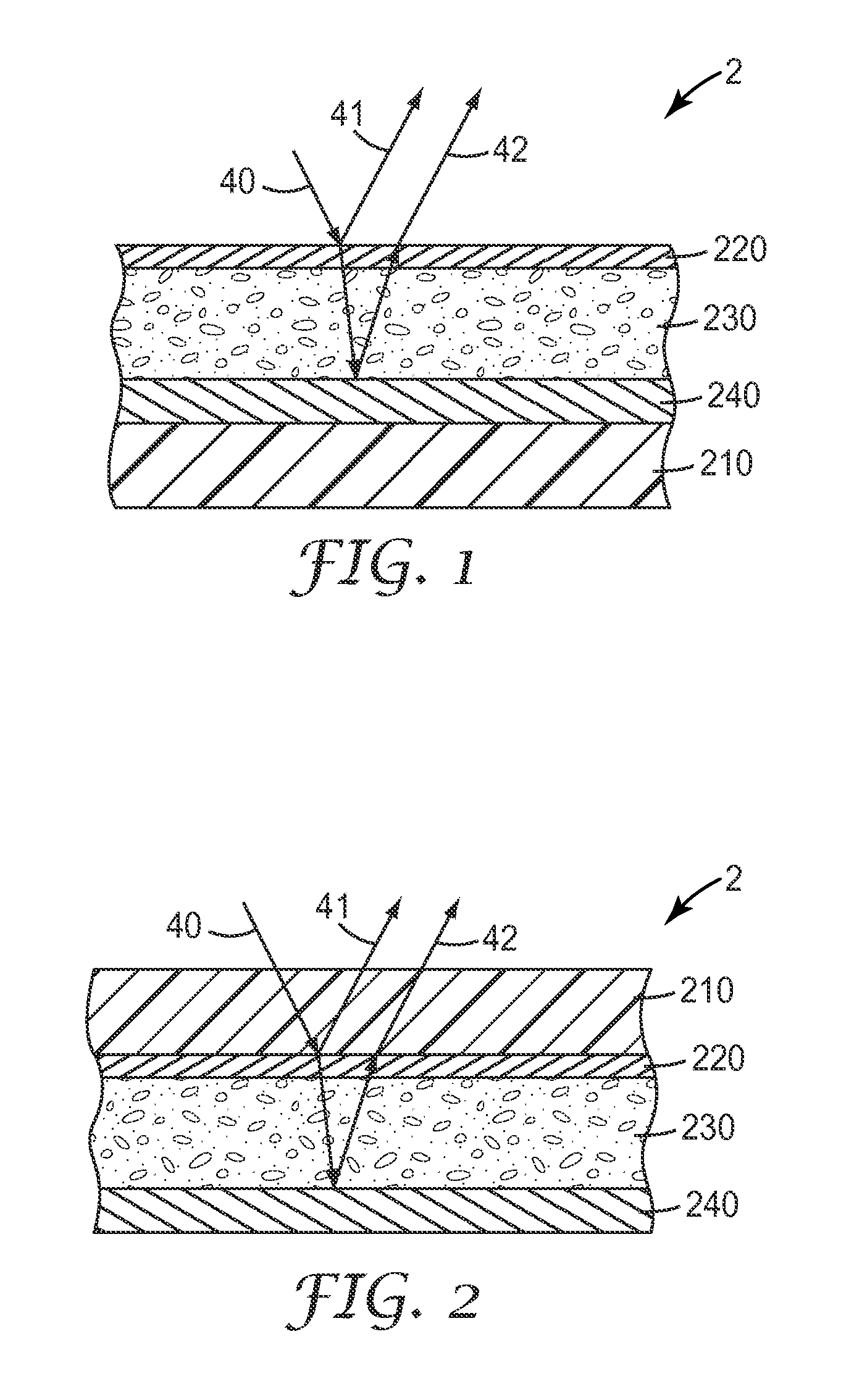 Multilayer colorimetric sensors