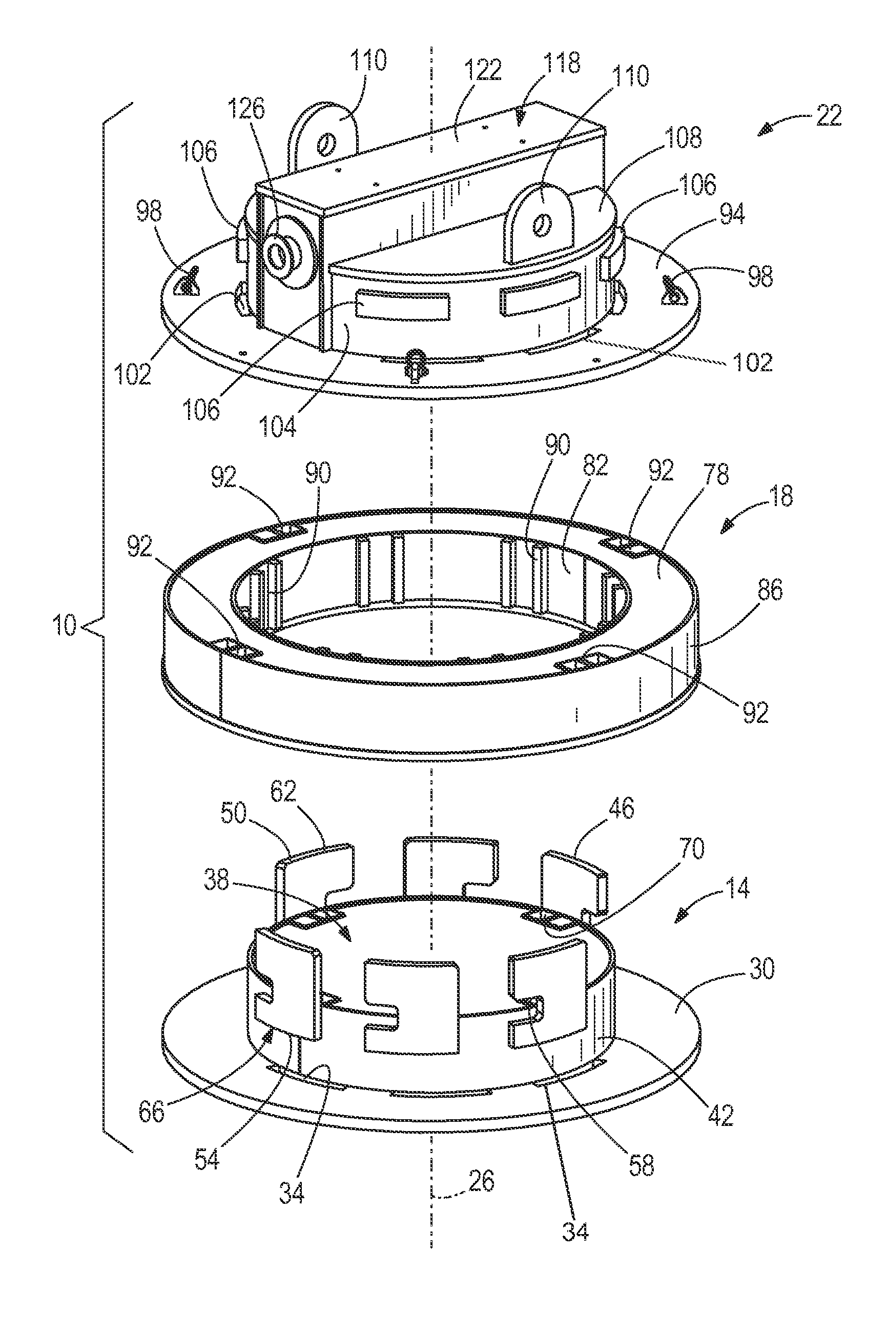 Interlocking test weight system