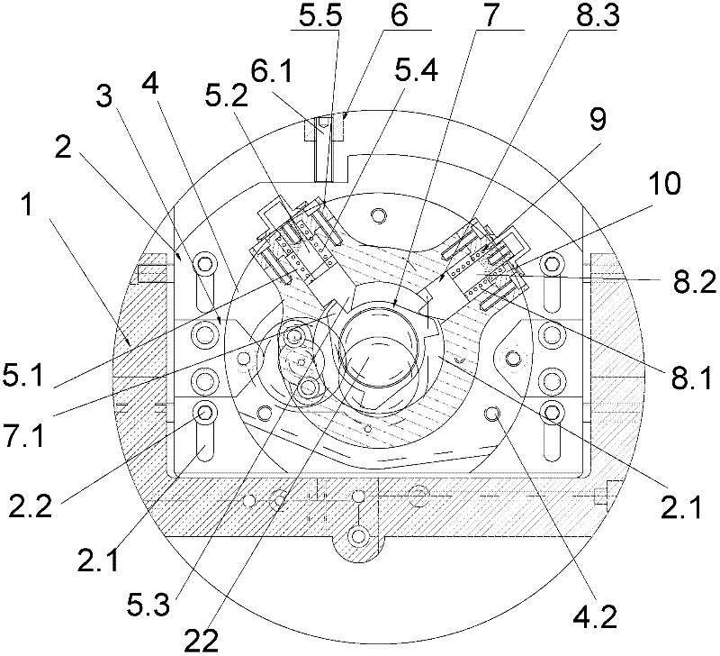 Numerical control servo indexing mechanism for crankshaft connecting rod neck