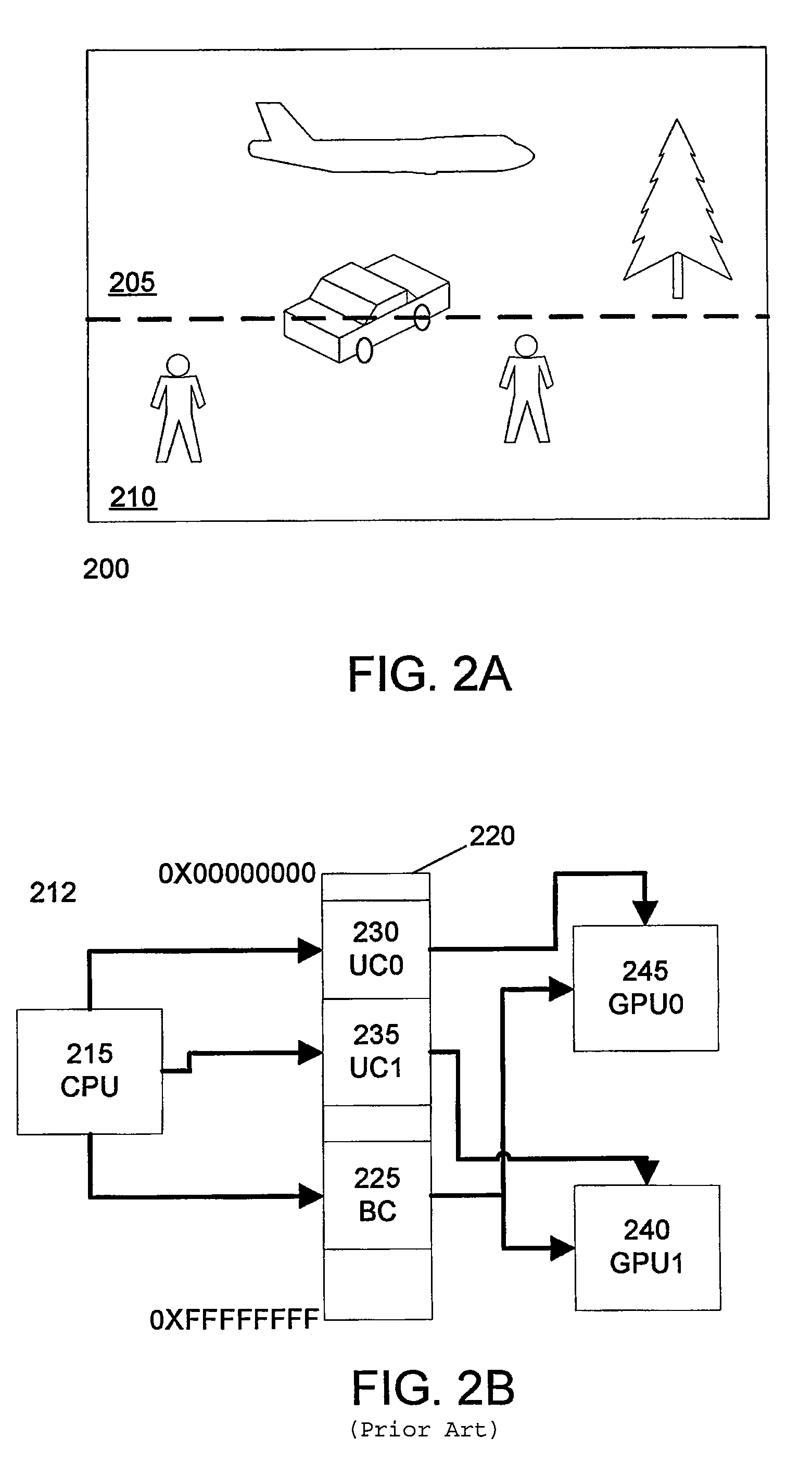 Programming multiple chips from a command buffer for stereo image generation