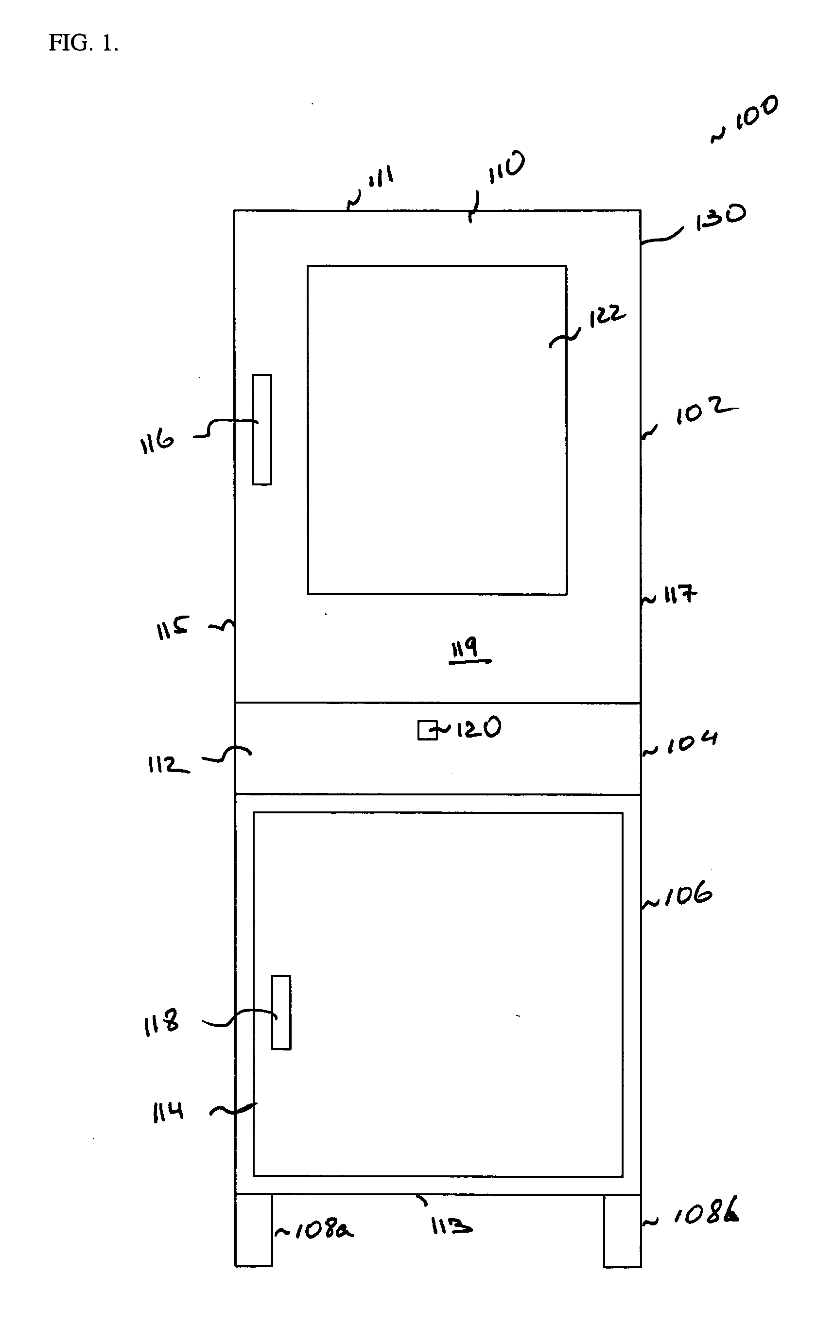 Mobile computer security cabinet