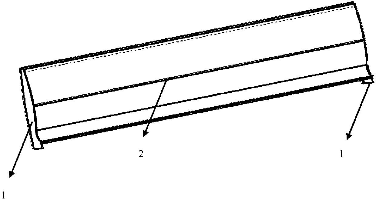 Preparation method of lightweight hollow woven fabric type composite material seat backrest