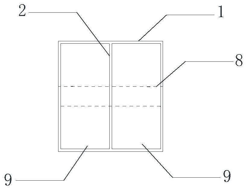 Anti-seepage membrane connection device for water-cutting curtain and construction method of water-cutting curtain