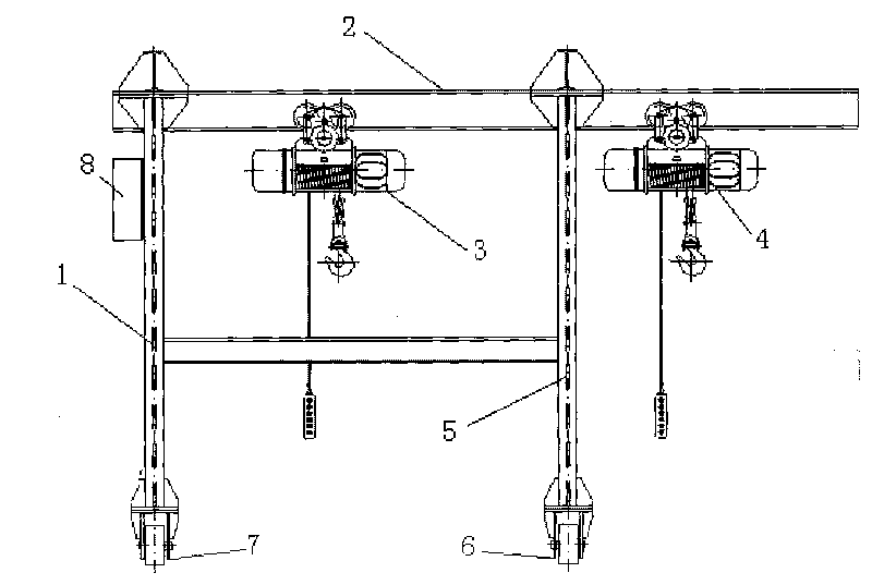 Hoist for mounting bridge shield plate