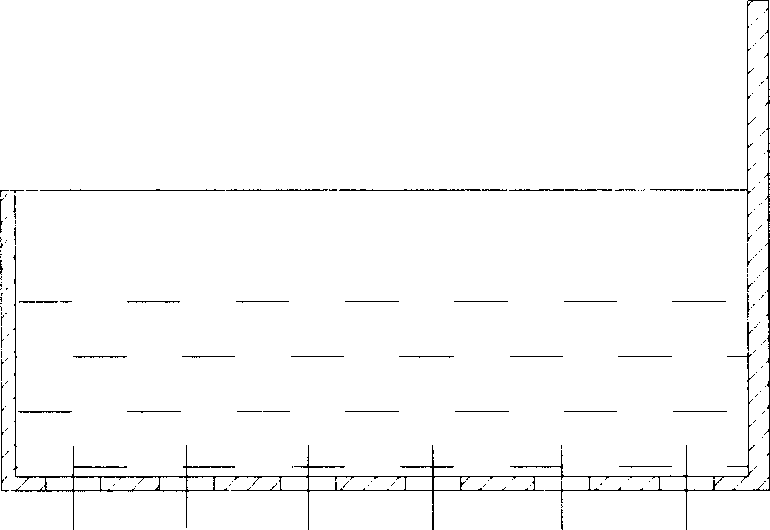 Wall flow-less jetting cooling tower