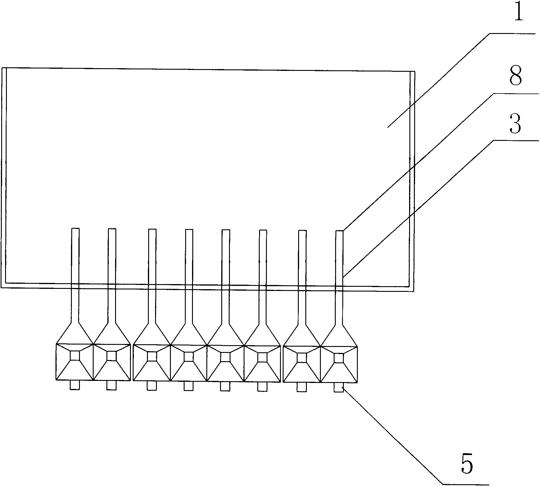 Device utilizing tidal energy to generate power