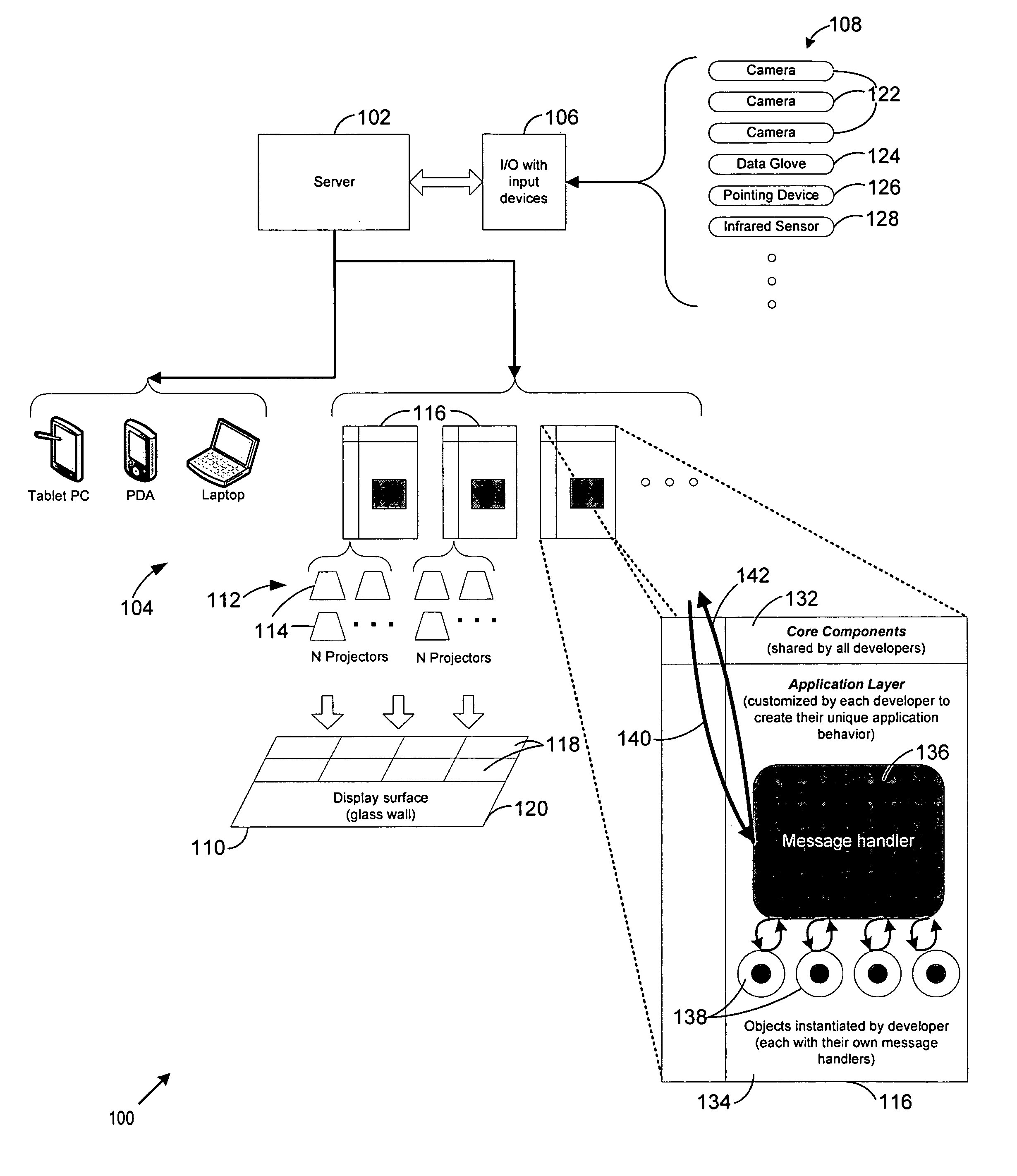 System for storage and navigation of application states and interactions