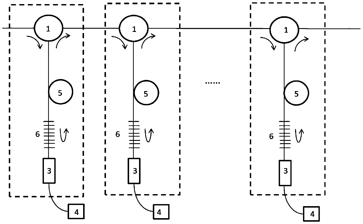 An all-fiber lossless cascaded pulse stretcher