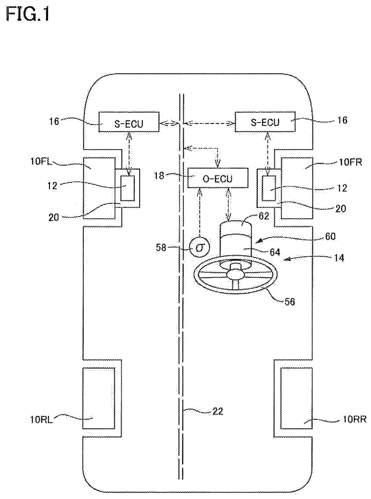 Wheel steering device