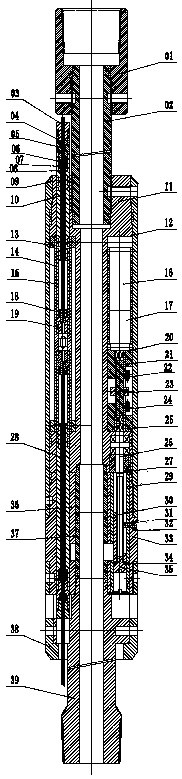 Intelligent control device and control method for stratified production, control and test of gas well