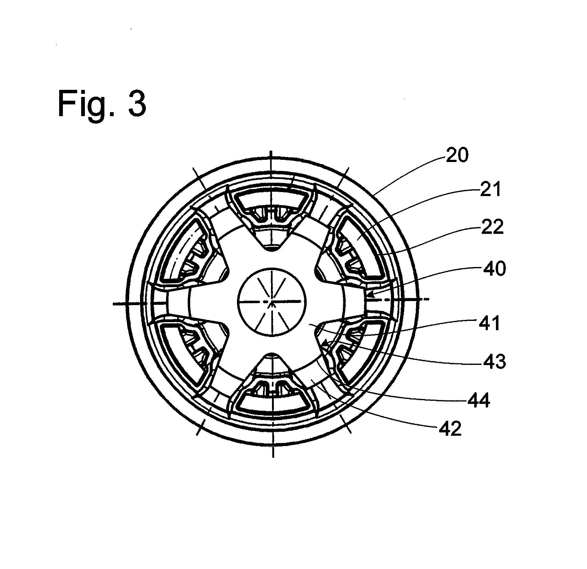 Damping valve arrangement for a vibration damper