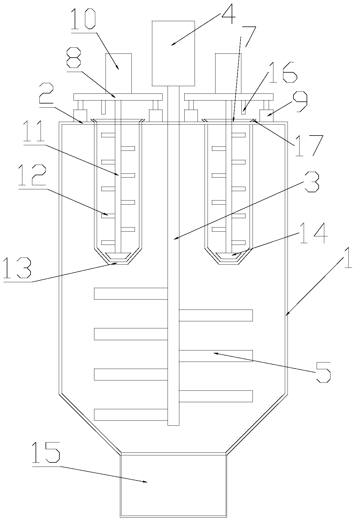 Dye mixing device