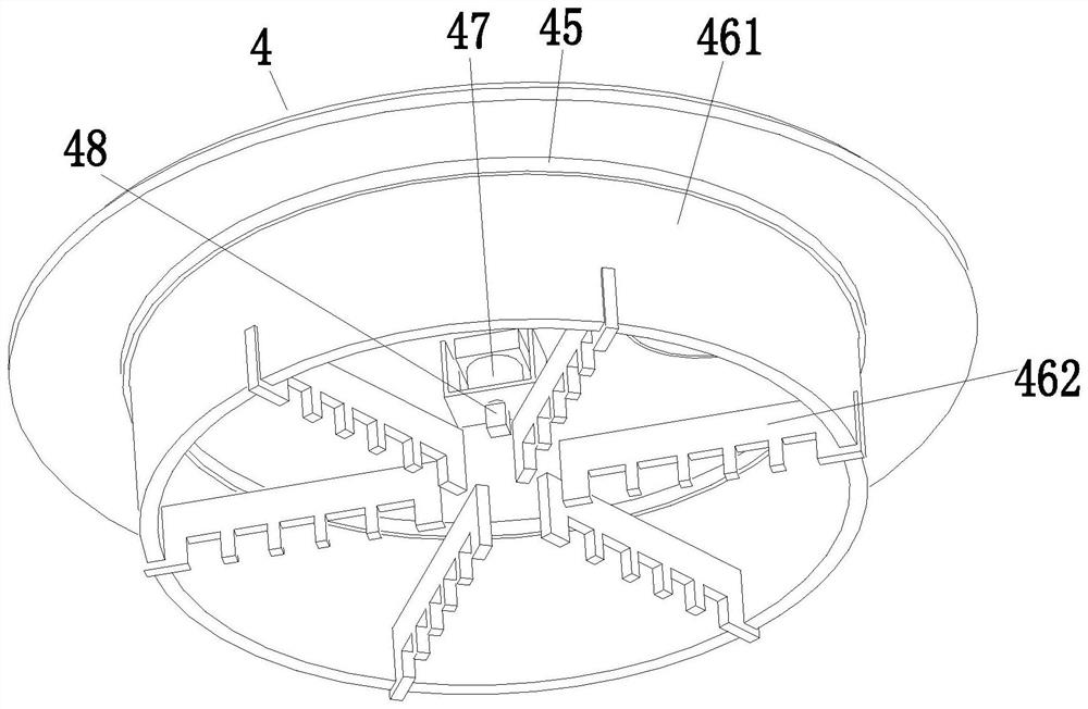 Essence powder stirring and mixing device