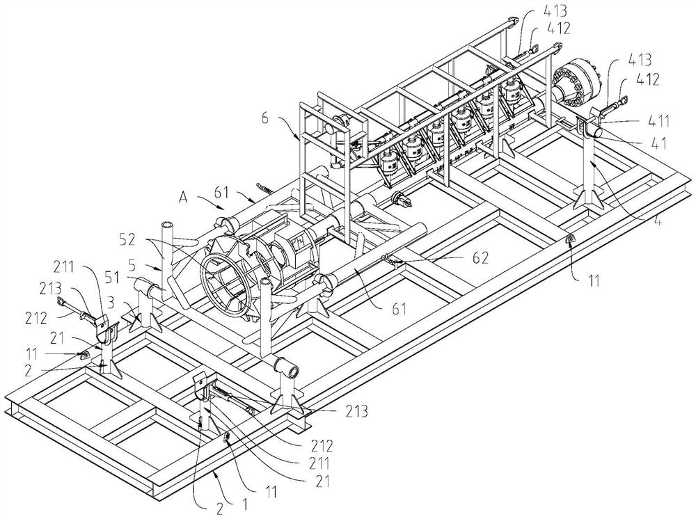 Receiving and launching barrel turnover device