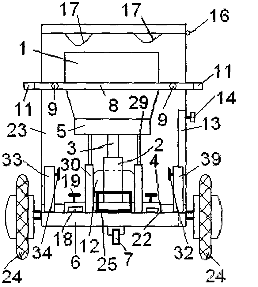 Multifunctional electric cart with enclosing barrier for facilitating excretion of high-level quadriplegia patients