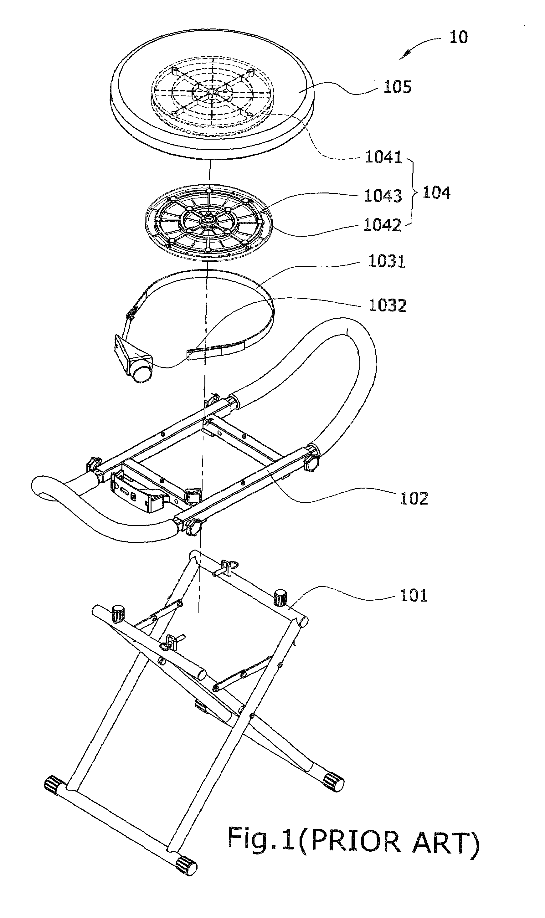 Rotatory abdominal crunch machine