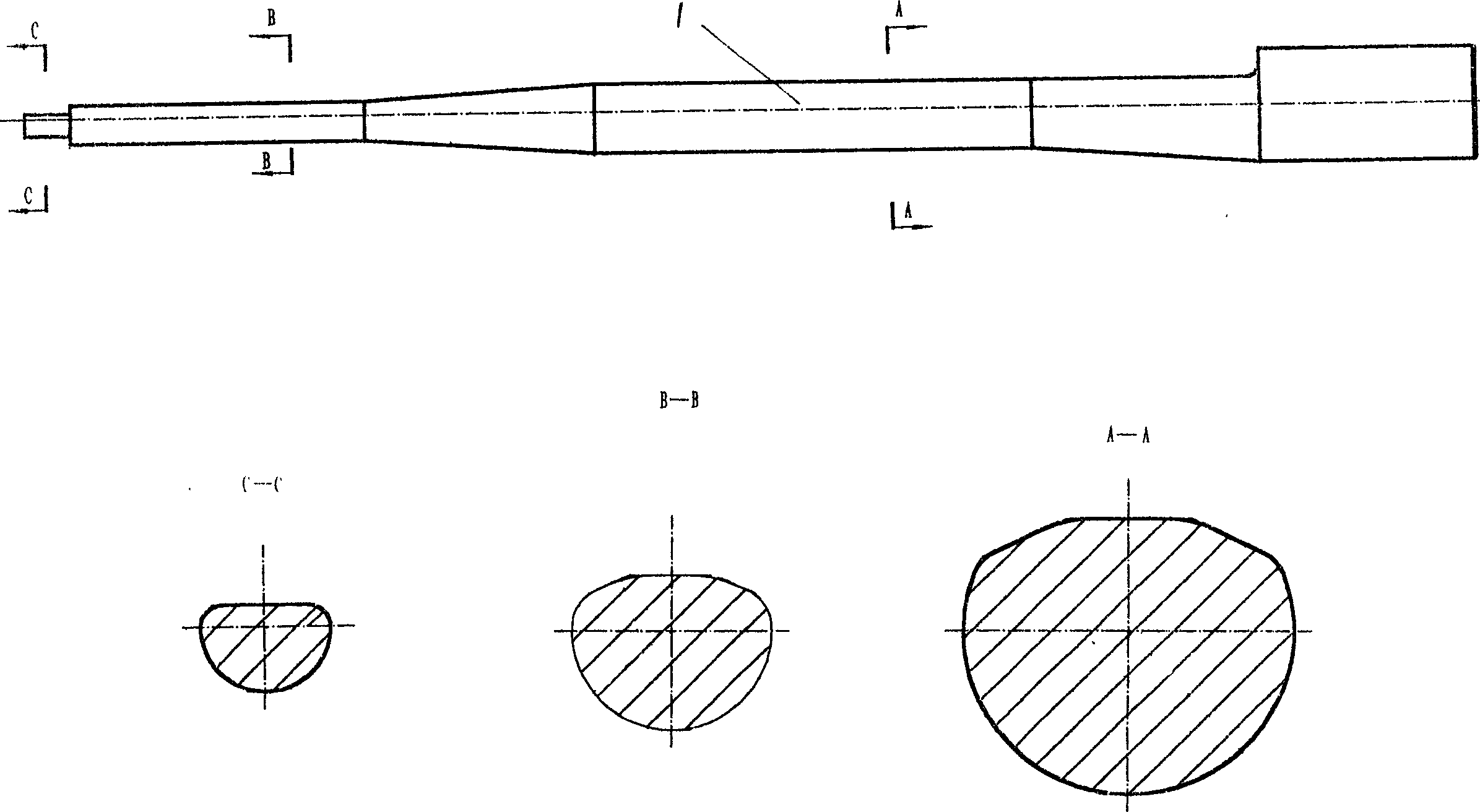 Method for machining deep hole and its special tool