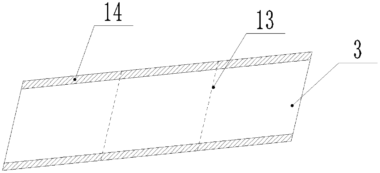 Disposable device for sampling and collecting frozen intraoperative pathological tissue and application of device