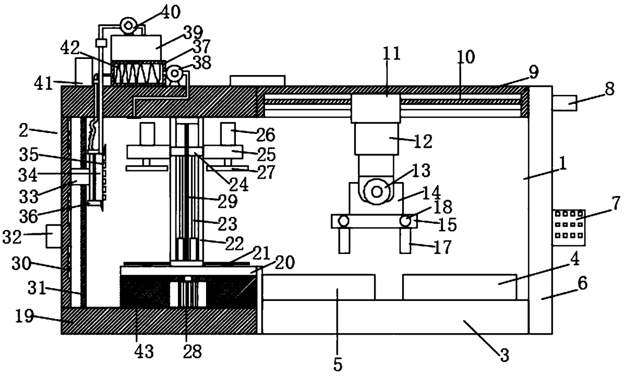 Automatic spraying device for porcelain insulator