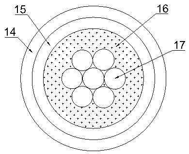 Flame-retardant optical fiber composite cable