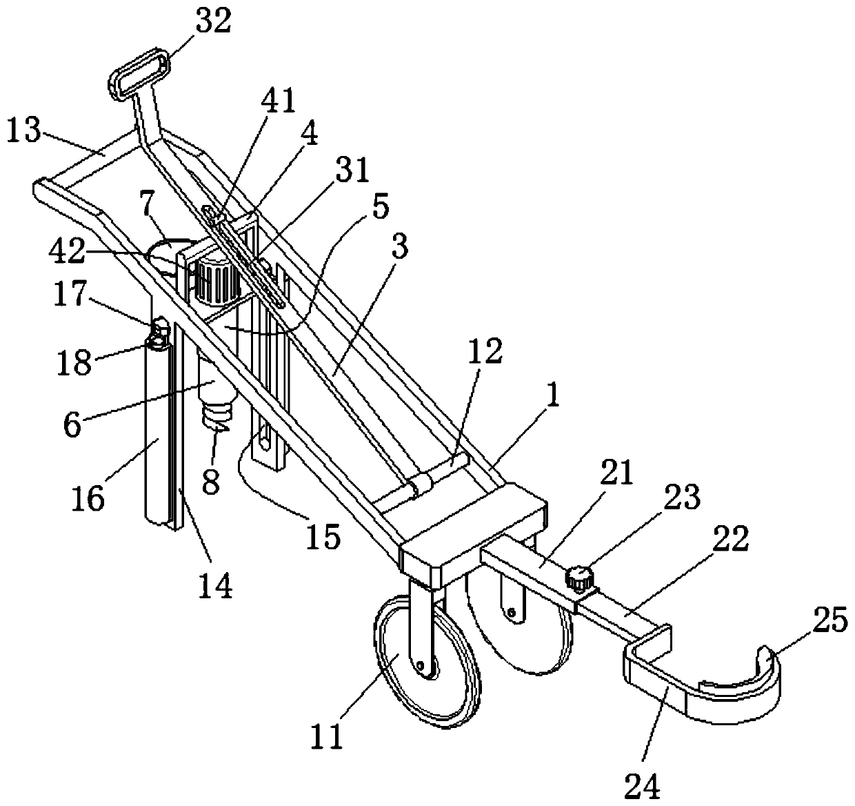 High-efficiency energy-saving fruit tree fertilizing machine